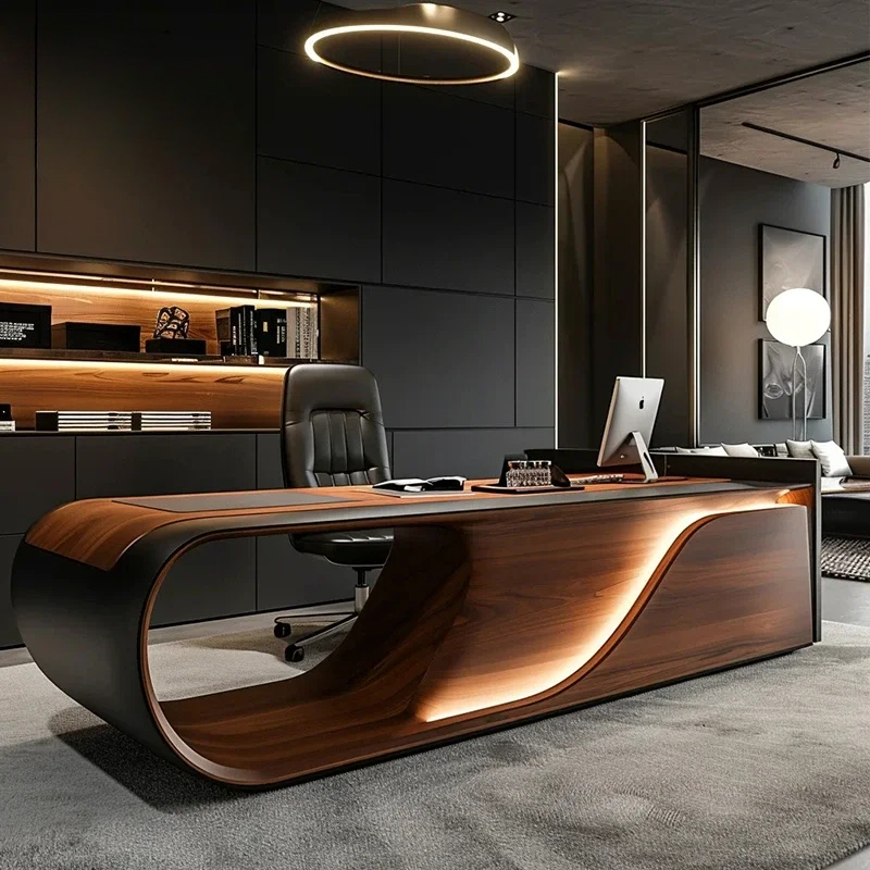Office Furniture High End - New Chinese-style High-end Executive Desk, High-end