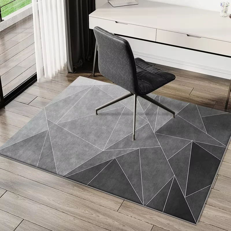 VIKAMA Modern Geometric Chair  - Chair Mat Hard Floor review and price