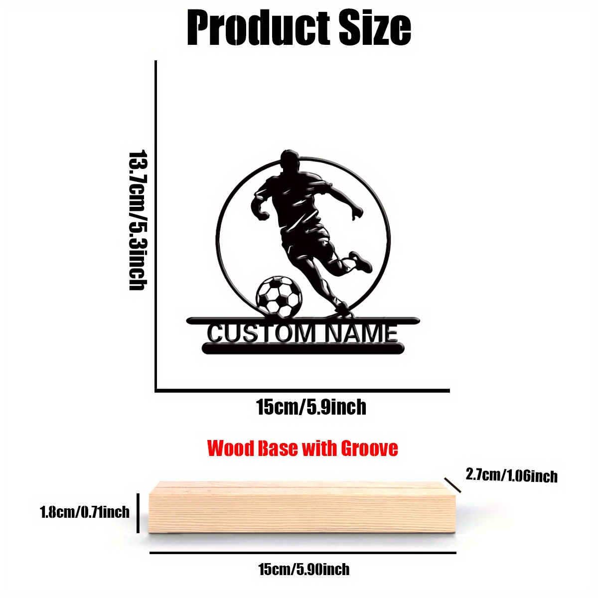 Custom Soccer Player Metal Sta - Office Furniture Table review and price