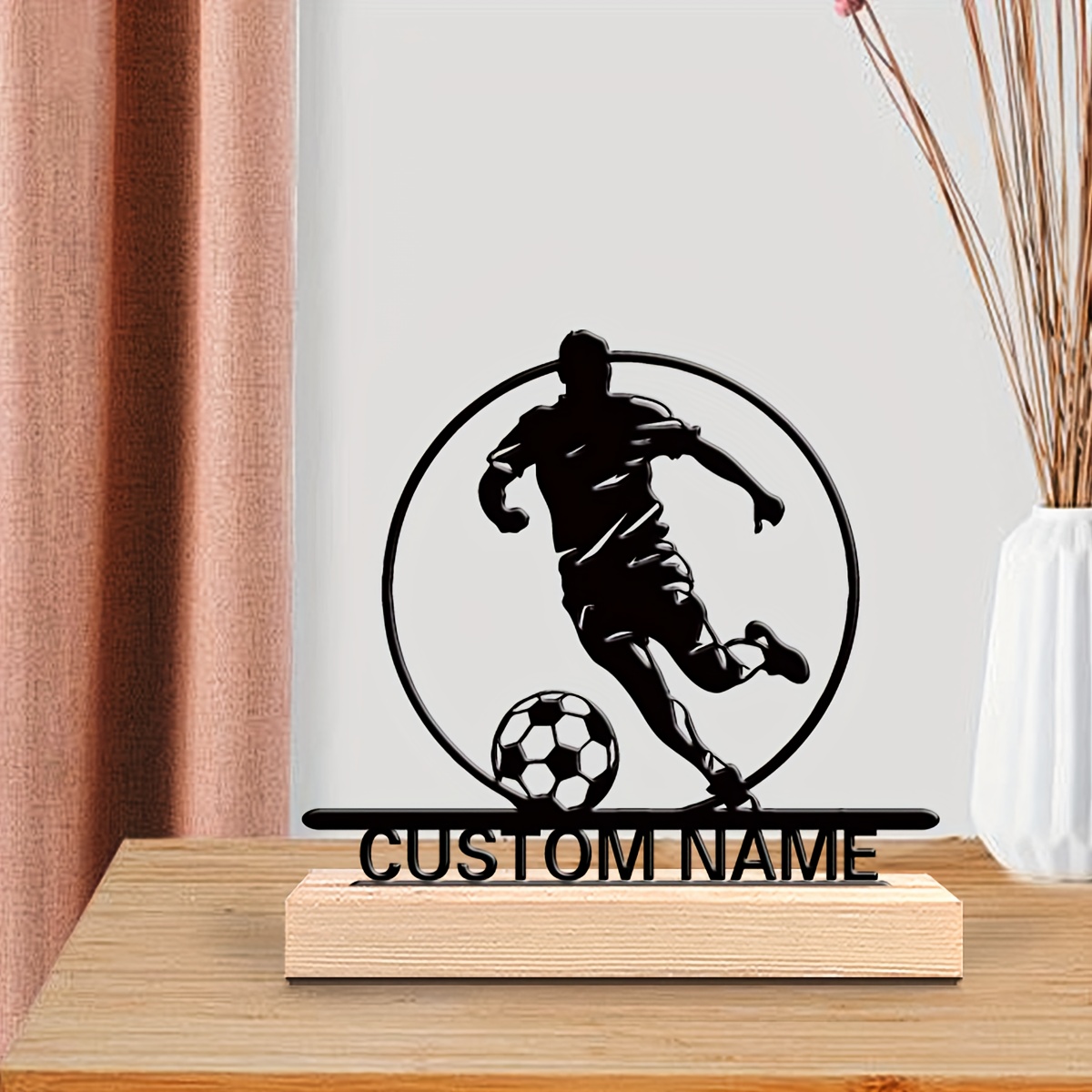 Custom Soccer Player Metal Sta - Office Furniture Table review and price