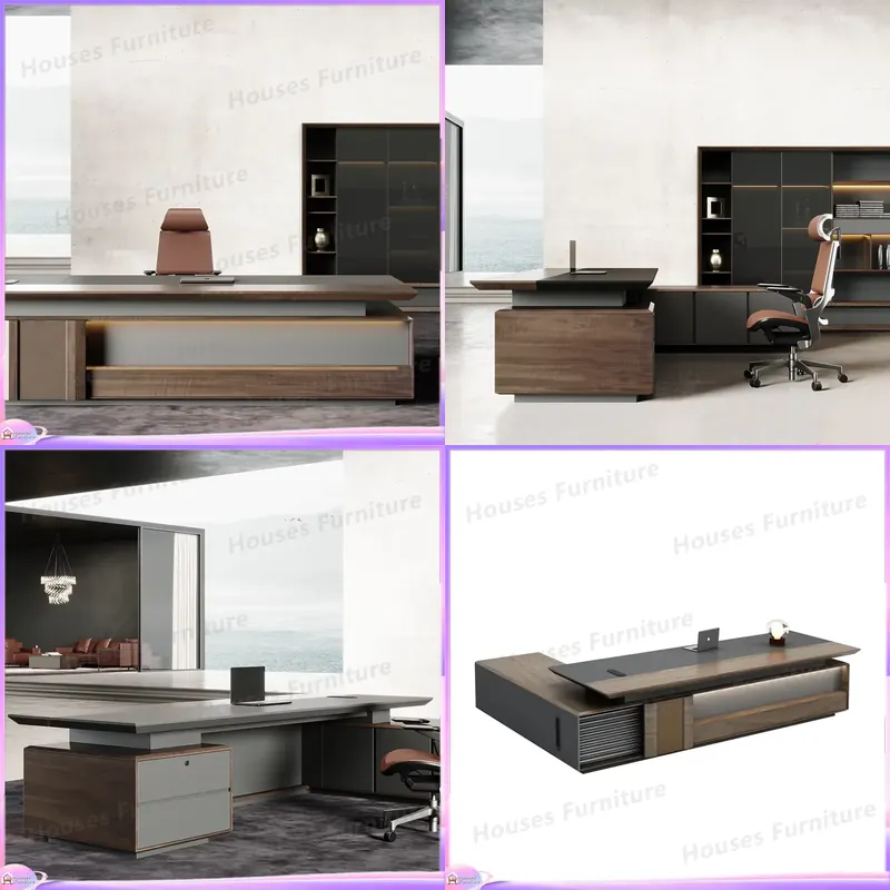 Luxury Executive Desk Solid Wo - Office Furniture Table review and price