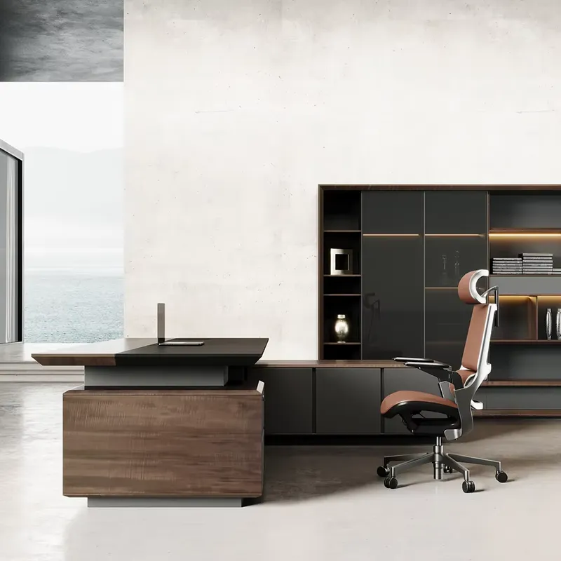 Luxury Executive Desk Solid Wo - Office Furniture Table review and price