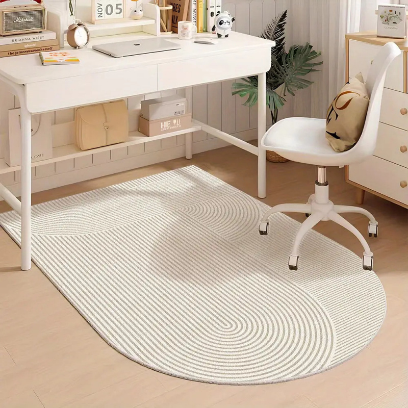 VIKAMA Japanese-style Cream Ar - Chair Mat Hard Floor review and price