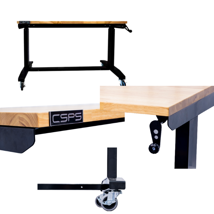 Adjustable Height Table 132Cm  - Office Furniture Vietnam review and price