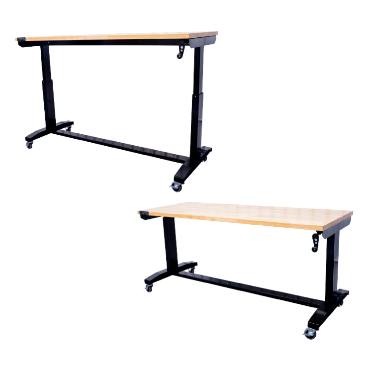 Adjustable Height Table 132Cm  - Office Furniture Vietnam review and price
