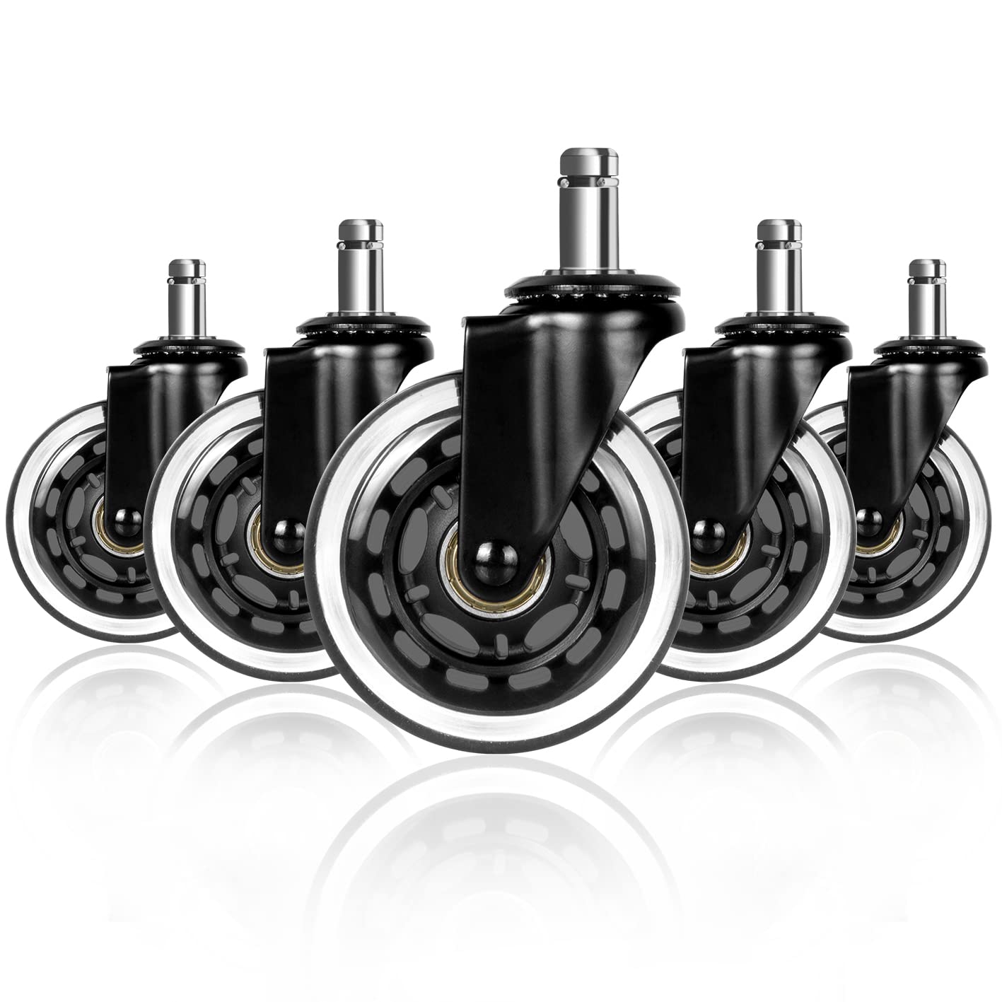 5PCS Universal Mute Caster 50K - Office Furniture Hardware review and price