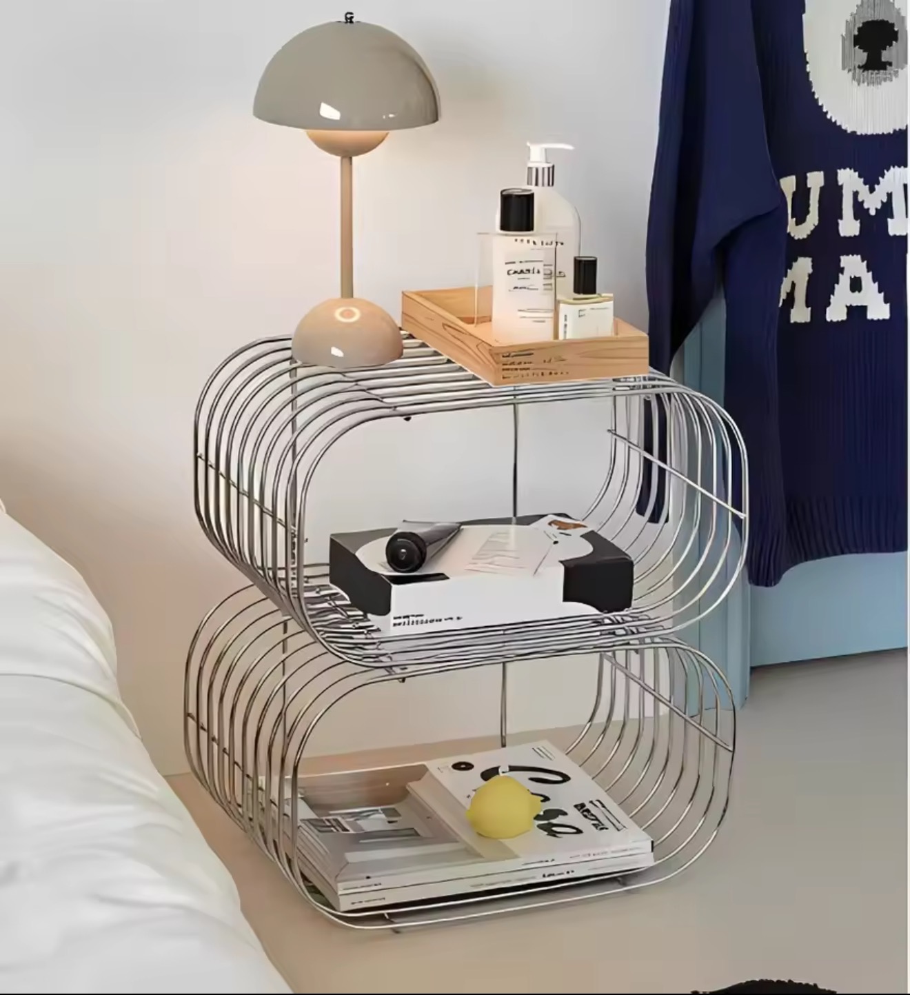 Metal Wall Shelf, Oval Floatin - Office Furniture Plan review and price